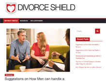 Tablet Screenshot of divorceshield.com